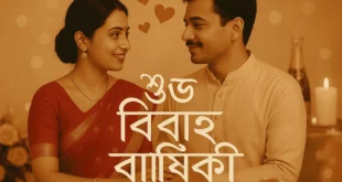 বিবাহ বার্ষিকী স্ট্যাটাস বাংলা শুভেচ্ছা মেসেজ ও কবিতা কালেকশন