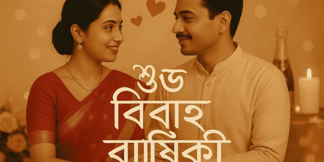 বিবাহ বার্ষিকী স্ট্যাটাস বাংলা শুভেচ্ছা মেসেজ ও কবিতা কালেকশন